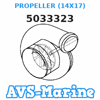 5033323 PROPELLER (14X17) JOHNSON