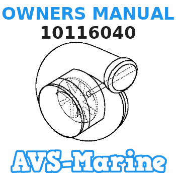 10116040 OWNERS MANUAL Mariner