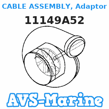 11149A52 CABLE ASSEMBLY, Adaptor - Yellow Mariner