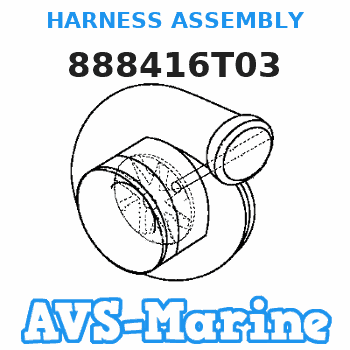 888416T03 HARNESS ASSEMBLY Mariner