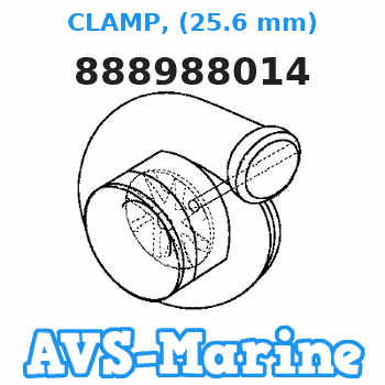 888988014 CLAMP, (25.6 mm) Mariner