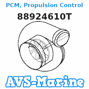 88924610T PCM, Propulsion Control Module Mariner