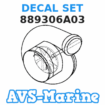 889306A03 DECAL SET Mariner