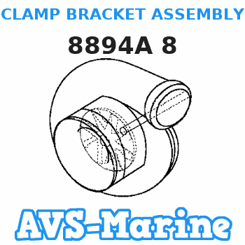 8894A 8 CLAMP BRACKET ASSEMBLY Mariner