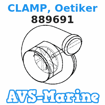 889691 CLAMP, Oetiker Mariner