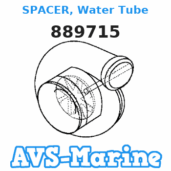 889715 SPACER, Water Tube Mariner