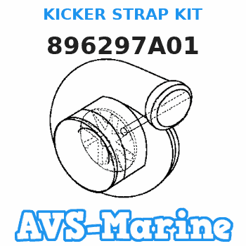 896297A01 KICKER STRAP KIT Mariner