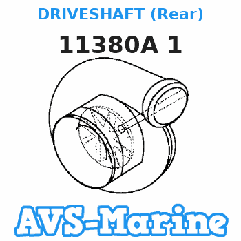 11380A 1 DRIVESHAFT (Rear) Mercruiser