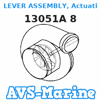 13051A 8 LEVER ASSEMBLY, Actuating Mercruiser
