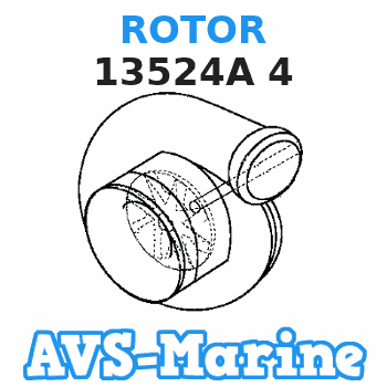 13524A 4 ROTOR Mercruiser