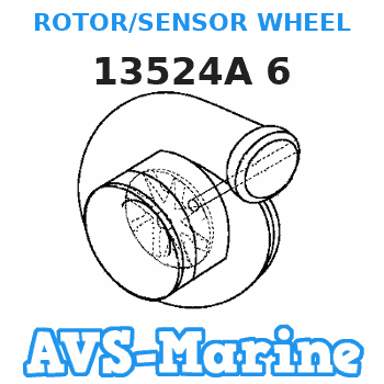 13524A 6 ROTOR/SENSOR WHEEL Mercruiser