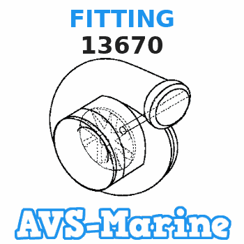 13670 FITTING Mercruiser
