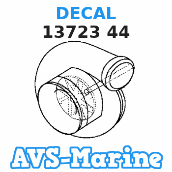 13723 44 DECAL Mercruiser