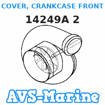 14249A 2 COVER, CRANKCASE FRONT Mercruiser