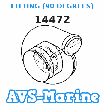 14472 FITTING (90 DEGREES) Mercruiser
