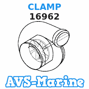 16962 CLAMP Mercruiser