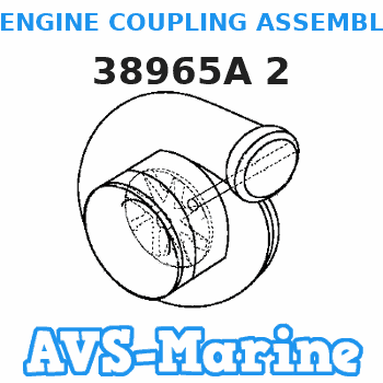 38965A 2 ENGINE COUPLING ASSEMBLY Mercruiser