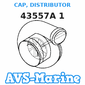 43557A 1 CAP, DISTRIBUTOR Mercruiser
