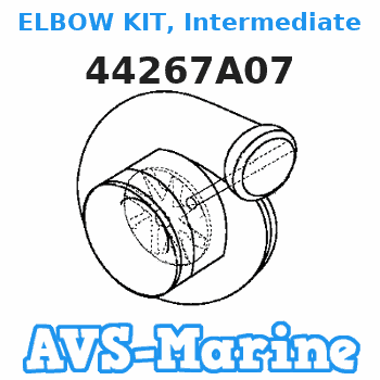 44267A07 ELBOW KIT, Intermediate, 6 Inch Rise Mercruiser