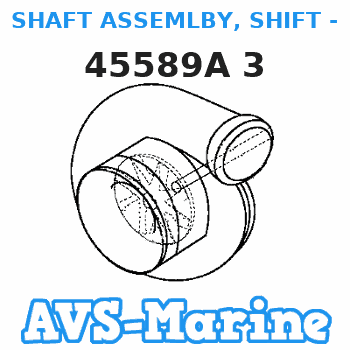 45589A 3 SHAFT ASSEMLBY, SHIFT - UPPER Mercruiser