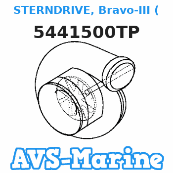 5441500TP STERNDRIVE, Bravo-III (2.20:1 Ratio) Mercruiser