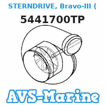 5441700TP STERNDRIVE, Bravo-III (2.43:1 Ratio) Mercruiser