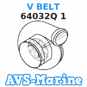 64032Q 1 V BELT Mercruiser