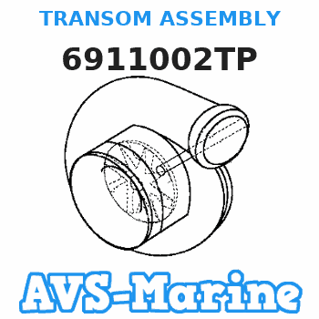 6911002TP TRANSOM ASSEMBLY Mercruiser
