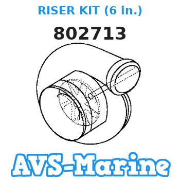 802713 RISER KIT (6 in.) Mercruiser
