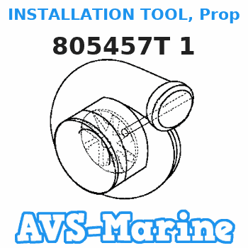 805457T 1 INSTALLATION TOOL, Prop Nut Mercruiser