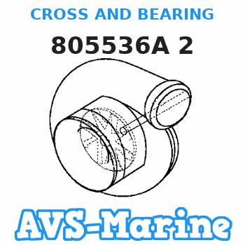805536A 2 CROSS AND BEARING Mercruiser