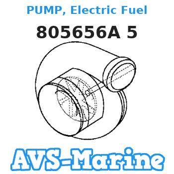 805656A 5 PUMP, Electric Fuel Mercruiser