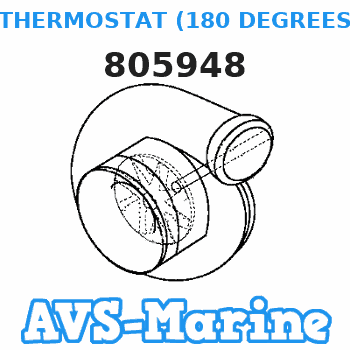 805948 THERMOSTAT (180 DEGREES) Mercruiser