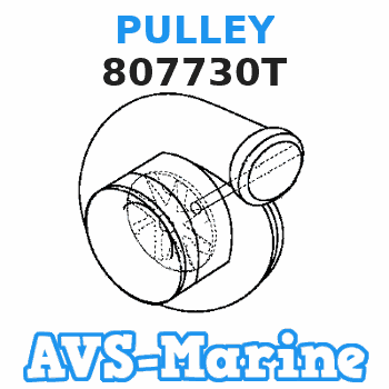 807730T PULLEY Mercruiser
