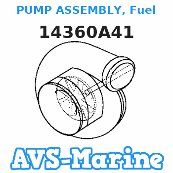 14360A41 PUMP ASSEMBLY, Fuel Mercury