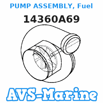 14360A69 PUMP ASSEMBLY, Fuel Mercury
