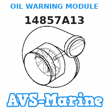 14857A13 OIL WARNING MODULE Mercury