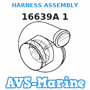 16639A 1 HARNESS ASSEMBLY Mercury