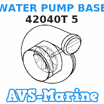 42040T 5 WATER PUMP BASE Mercury
