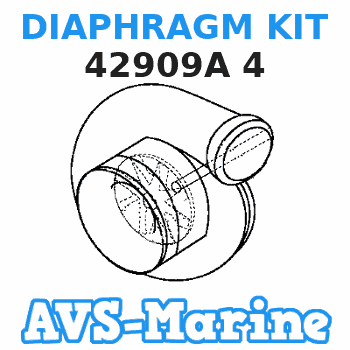 42909A 4 DIAPHRAGM KIT Mercury
