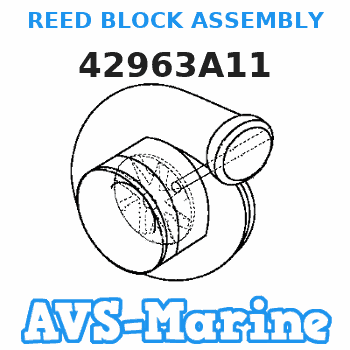 42963A11 REED BLOCK ASSEMBLY Mercury