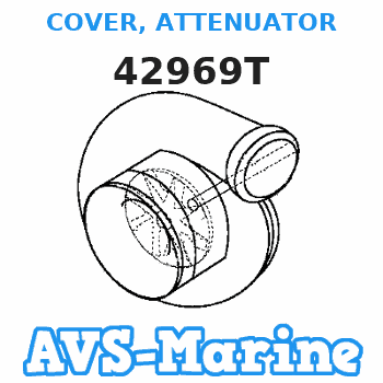 42969T COVER, ATTENUATOR Mercury