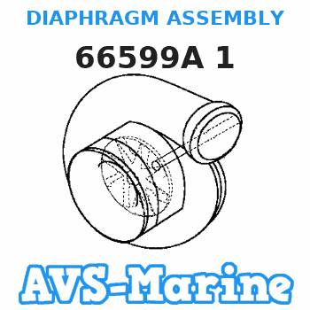 66599A 1 DIAPHRAGM ASSEMBLY Mercury