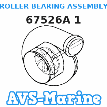 67526A 1 ROLLER BEARING ASSEMBLY, CRANKSHAFT END Mercury
