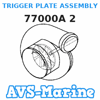 77000A 2 TRIGGER PLATE ASSEMBLY Mercury