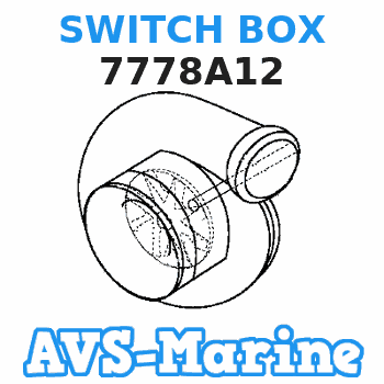 7778A12 SWITCH BOX Mercury