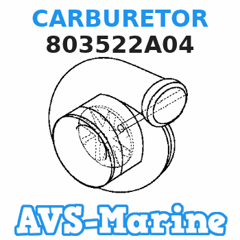 803522A04 CARBURETOR Mercury