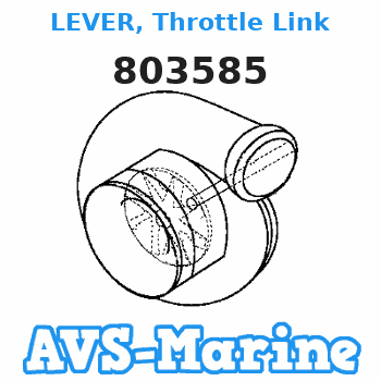 803585 LEVER, Throttle Link Mercury