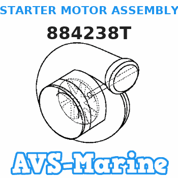 884238T STARTER MOTOR ASSEMBLY Mercury