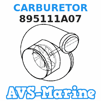 895111A07 CARBURETOR Mercury
